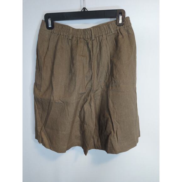 Josephine Chaus Sport Linen Casual Short - Size S - High Waist Pocket Simple NWT - Picture 5 of 8